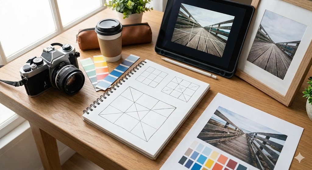 dasar-dasar komposisi visual untuk fotografi dan desain